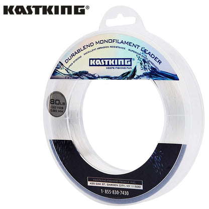 KastKing 20-200LB 110M 0.40-1.40mm Nylon Fishing Line Super Strong Smooth Monofilament Leader Line Boat Anti-bite  For Fishing