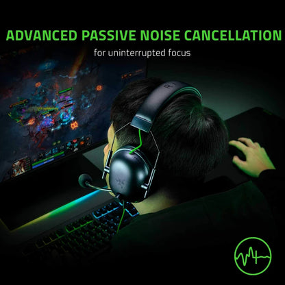 2023 Razer BlackShark V2 X Headphone Wired Gaming Headset: 7.1 Surround Sound- Game For PS4,PS5, Nintendo Switch, Xbox