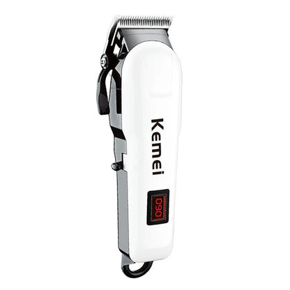 Cortadora de pelo profesional Kemei, cortadora de pelo inalámbrica, cortadora de barba para hombres, kit de corte de pelo eléctrico, máquina de corte de pelo recargable