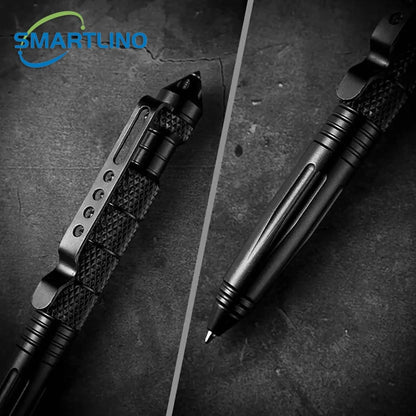 High Quality Metal Self Defense Tactical Pen School Student Office Ballpoint Pens Emergency Glass Breaker Survival Supplies