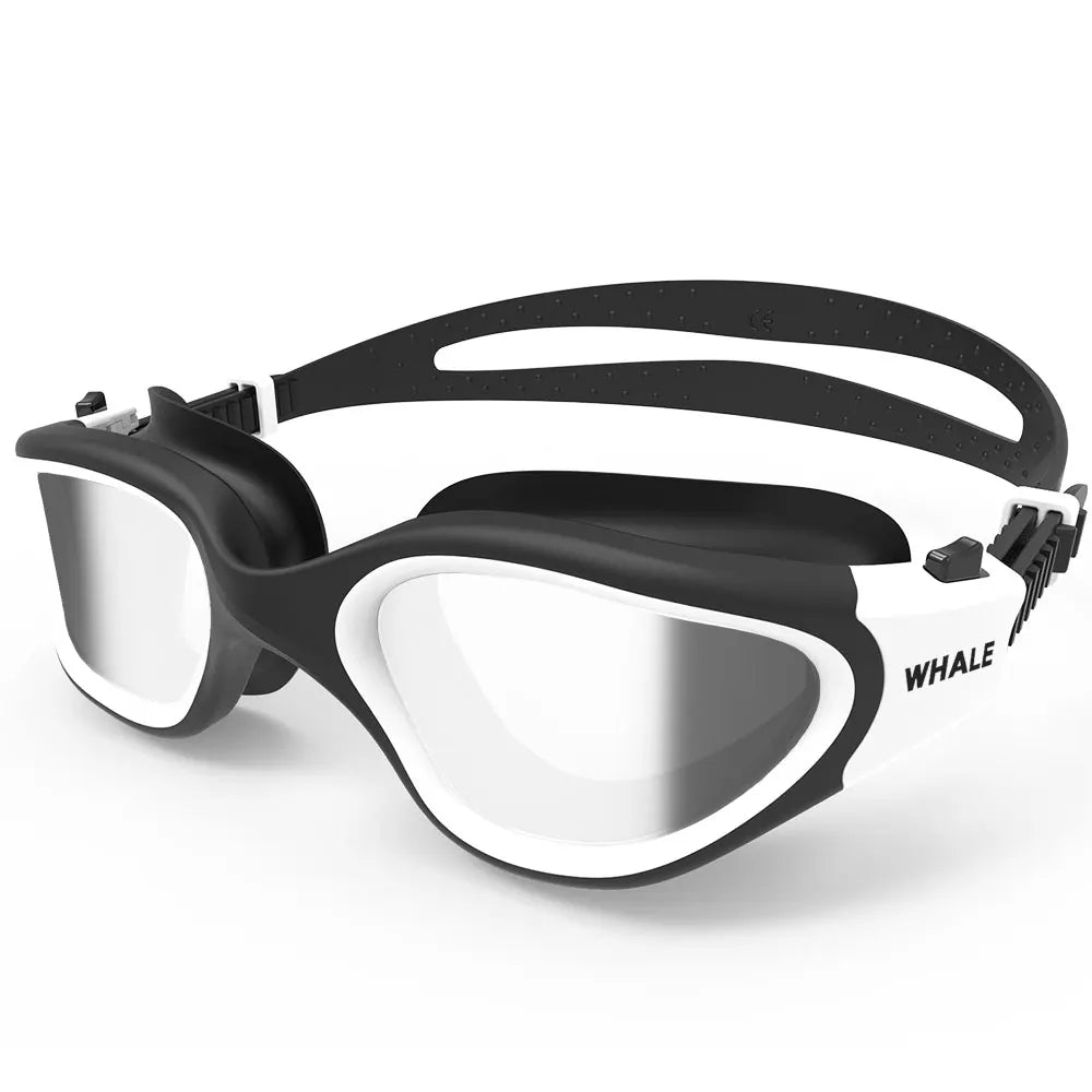 Gafas de natación profesionales antivaho para adultos, con protección UV, para hombres y mujeres, de silicona, ajustables e impermeables, para nadar en la piscina