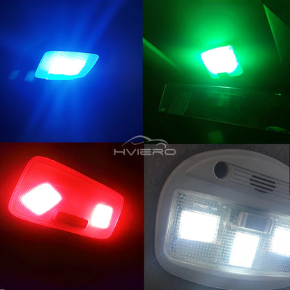 White Red T10 W5w Cob 24SMD 36SMD 48SMD Car Led Clearance License Panel Lamping Auto Interior Reading Bulbs Trunk Festoon Light