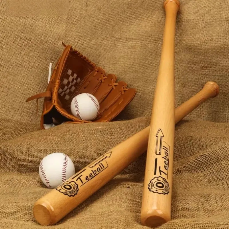 Bate de béisbol de madera maciza de 21 a 29 pulgadas, bate de béisbol profesional de madera dura para entrenamiento deportivo, defensa personal, defensa personal y del automóvil