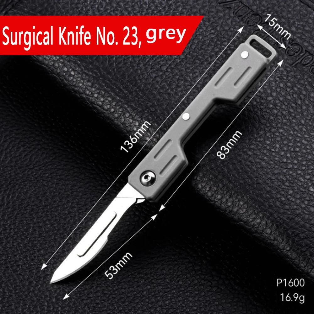 Mini Performance Folding Machinery Cost Scalpel Medical Folding Knife EDC Outdoor Unpacking Pocket Knife