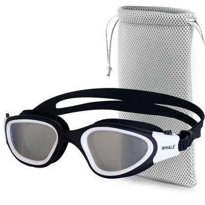 Gafas de natación profesionales antivaho para adultos, con protección UV, para hombres y mujeres, de silicona, ajustables e impermeables, para nadar en la piscina