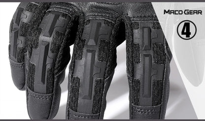 Guantes tácticos con pantalla táctil y carcasa rígida para caza al aire libre, airsoft, combate, tiro, senderismo, ciclismo, deportes, cuero sintético, equipo antideslizante