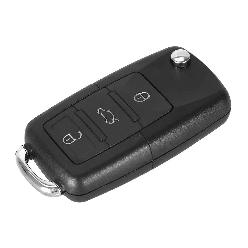 KEYYOU 2 Buttons Remote Flip Folding Car Key Shell for VW Volkswagen MK4 Bora Golf 4 5 6 Passat Polo Bora Touran