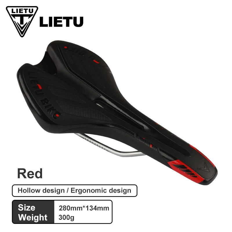 LIETU Bicycle Saddle MTB Road Bike Cycling Silicone Skid-proof Saddle Seat Silica Gel Cushion Seat Leather Front Seat Mat