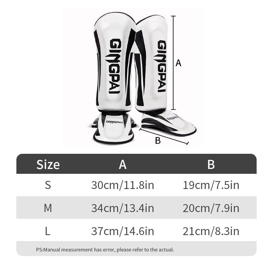 Kickboxing Boxing Shin Guard Pads Muay Thai Martial Arts Sanda Wushu Leg Protector Taekwondo Ankle Guards