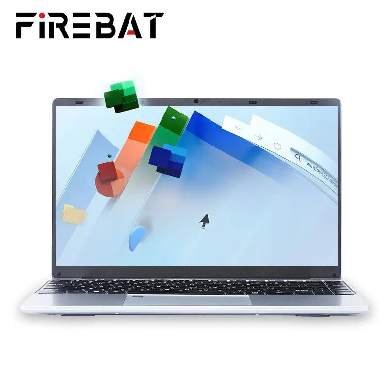 FIREBAT A14 Laptop Intel N5095 14.1 Inch 16GB LPDDR4 RAM 512GB 1TB SSD Lightweight Business Computer Notebook FHD Fingerprint