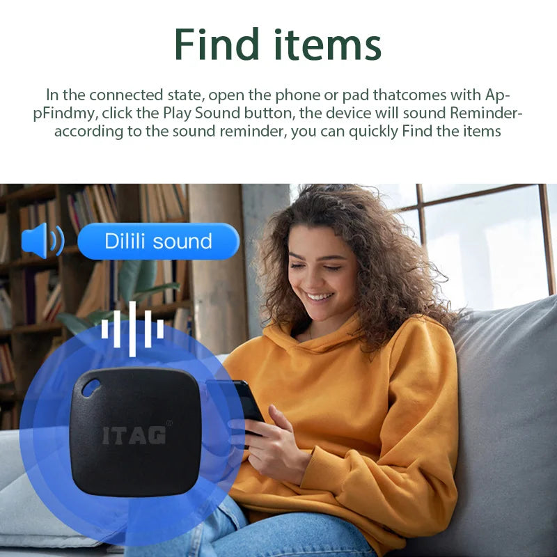 Mini Tracking Device For Apple Find My Key Smart iTag Child Finder Pet Car GPS Lost Tracker Smart Bluetooth Tracker IOS System