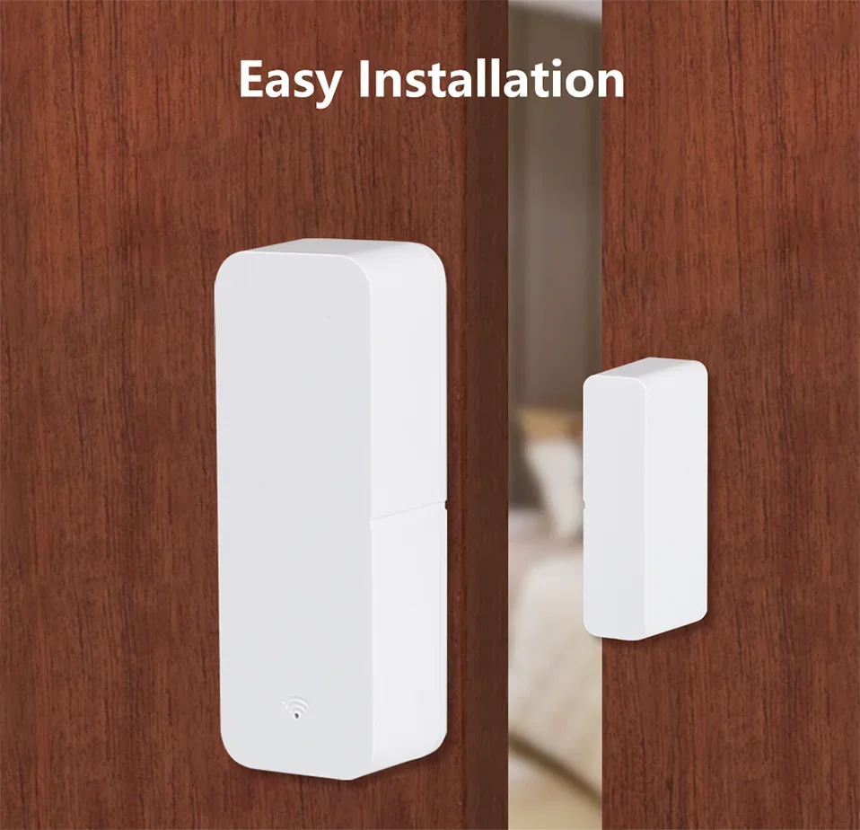 Tuya WiFi Door Sensor Window Contact Open Close Tuya APP Remote Control Compatible With Alexa Google Assistant