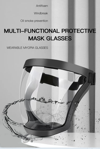 Highdefinition Protective Goggles Transparent Riding Goggles Antispray Antidust Antifog And Antiwind Mask