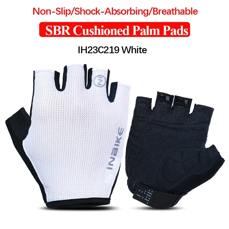 INBIKE Shockproof GEL Pad Cycling Gloves Half Finger Sport Gloves Men Women Summer Bicycle Gym Fitness Gloves MTB Gloves IF239