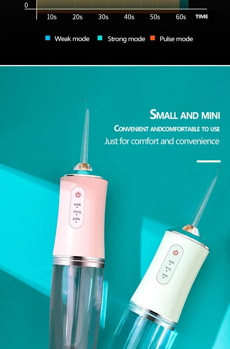 Xiaomi MIJIA Smart Electric Oral Irrigator Water Flosser USB Charging 4 Jets 3 Modes Water Jet Irrigator Dental Teeth Cleaner