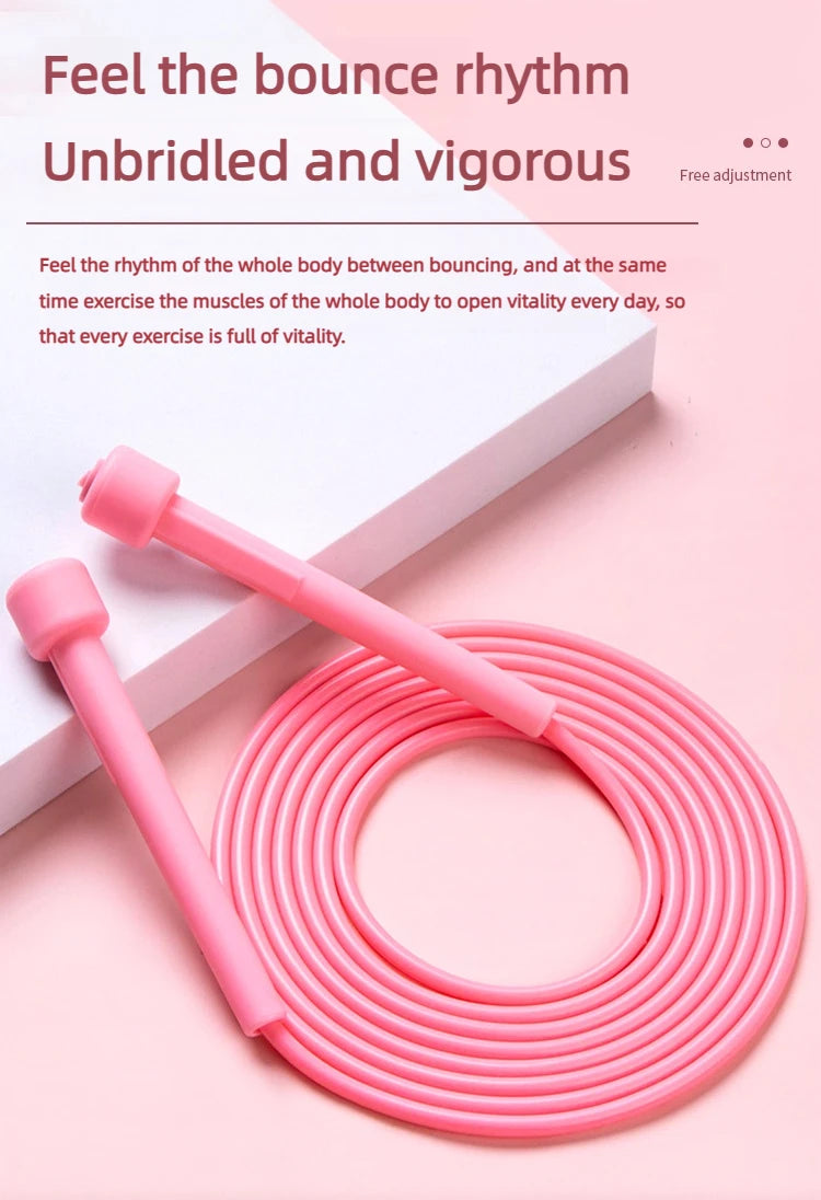 2.8M PVC Peed Skills Skipping Rope Adult Jump Weight Loss Children Sports Portable Fitness Gym Equipment Professional Men Women