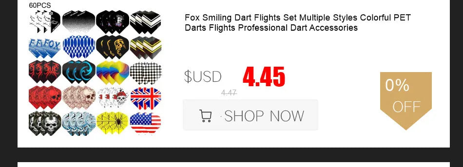 CUESOUL 9pcs Dart Flights Dart Tails Wings