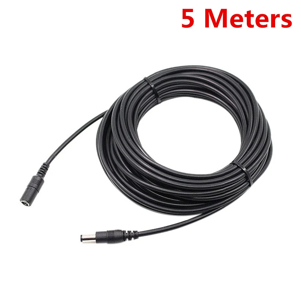 DC Extension Cable 5.5x2.1mm Connector Power Cord Cable Extender For CCTV Security Camera 12 Volt Extension Cord