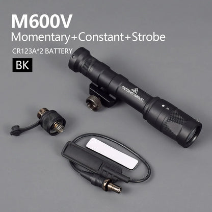 Tactical Surefire M600 M600B M600C Weapon Gun light Lanterna Rifle Flashlight Pistol Scout Light Torch Hunting Pictinny Rail