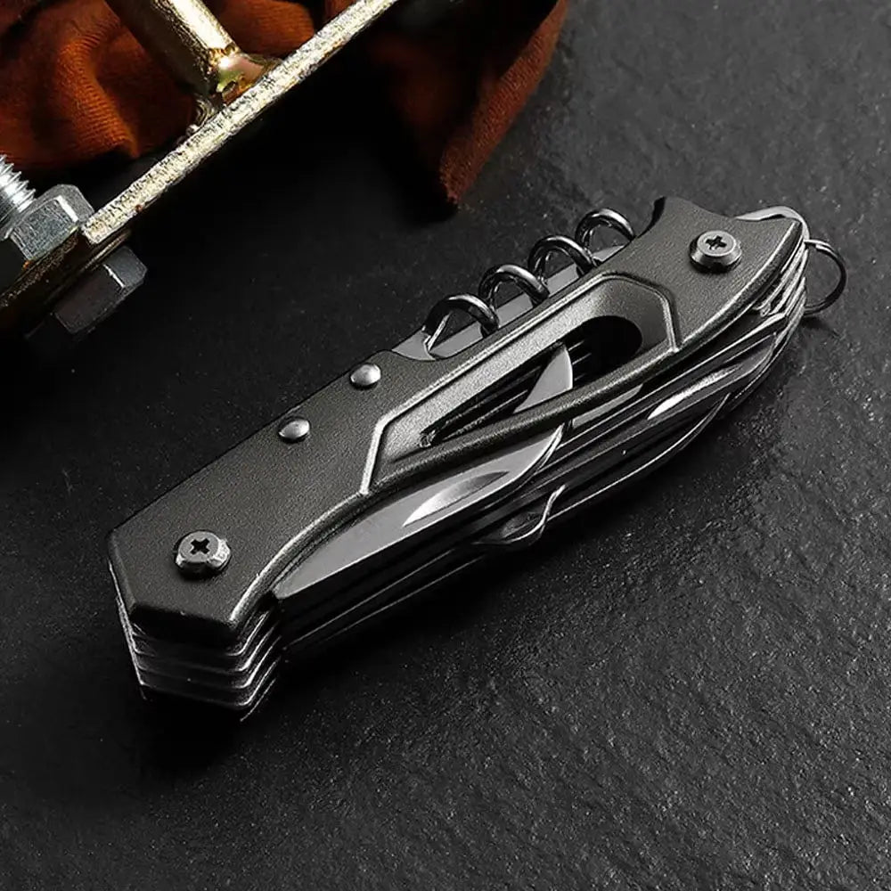 Outdoor Multitool Folding Swiss Knife Camp EDC Knife Portable Scissors Bottle Opener Military Fold Pocket Knife Protect Tool