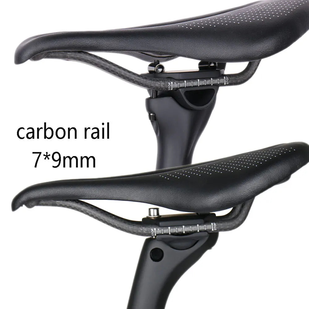 ELITA ONE MTB/Road Bike Saddle 240*143mm Carbon Fiber Super Light Leather 96g