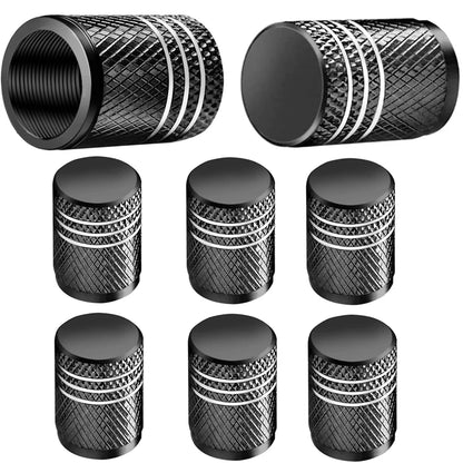 8Pc Tire Valve Caps Tyre Rim Stem Cover Dust Proof Auto Wheel Cap Aluminum Alloy Nipple Caps for Cars and Motorcycles Bikes