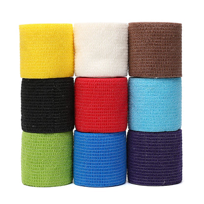 18 Colors Colorful Athletic Wrap Tape Self Adhesive Elastic Bandage Elastoplast Sports Protector Knee Finger Ankle Palm Shoulder