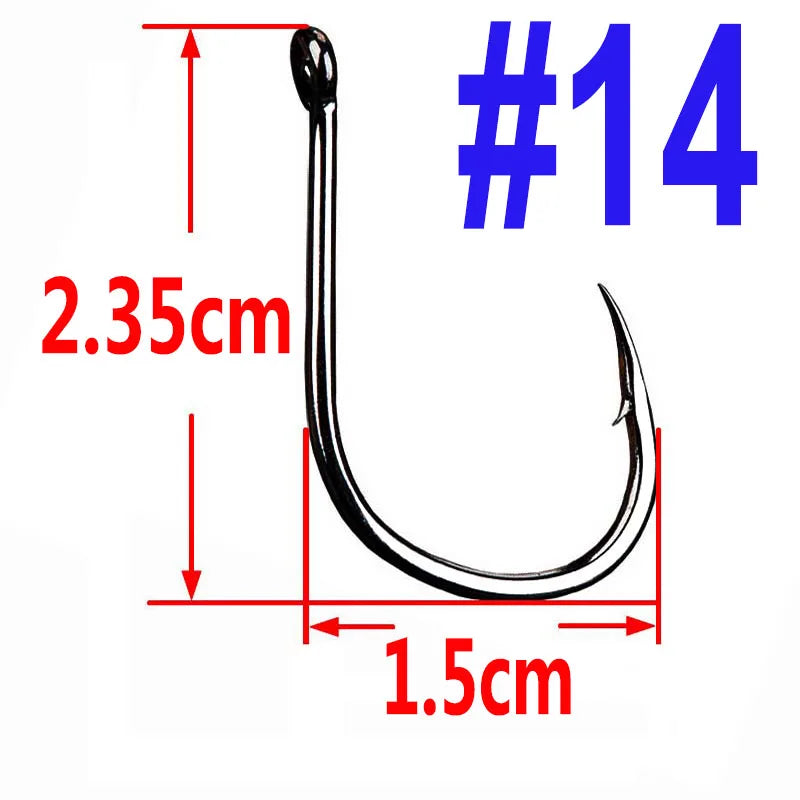 100/50/25 pcs Iseama Carp Fishing Hook Offset Circle Hook Single Fly Fishing Jig Hook Barbed sea Fishhook Tackle Accessories