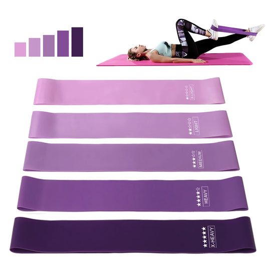 Bandas elásticas de resistencia para fitness Entrenamiento en casa Yoga Bandas de resistencia deportivas Estiramiento Pilates Crossfit Entrenamiento Equipo de gimnasio