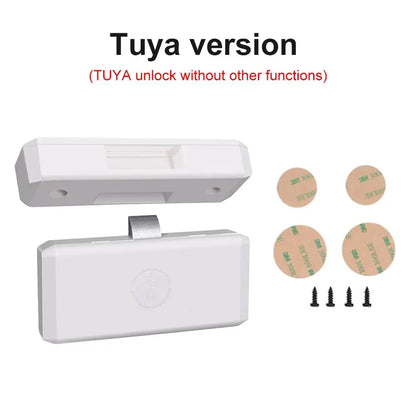 Smart Drawer Lock Tuya APP/EM Card Unlock No Hole File Cabinet Furniture Electronic Keyless Invisible NFC Sensor Locks Switch