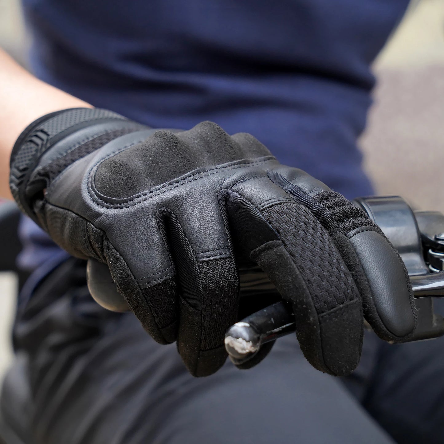 Guantes tácticos de cuero PU con pantalla táctil para ciclismo, de carcasa dura, para senderismo, combate, caza, airsoft, conducción, bicicleta, antideslizantes