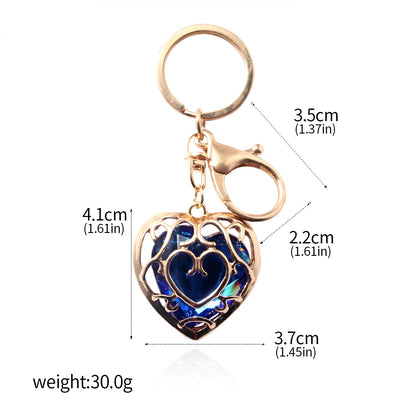 Zeldas Link Skyward Sword Red Heart Necklace Heart Containers Crystal Hearts Stones Pendant Necklace for Women Men Jewelry