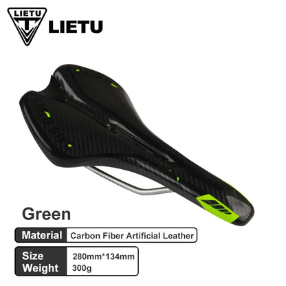 LIETU Bicycle Saddle MTB Road Bike Cycling Silicone Skid-proof Saddle Seat Silica Gel Cushion Seat Leather Front Seat Mat