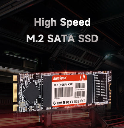 KingSpec M.2 SSD NGFF 128 GB 256 GB 512 GB 1 TB 2 TB M2 SATA SSD 2280 SATA3 6 Gb Disco duro interno de estado sólido para computadora portátil