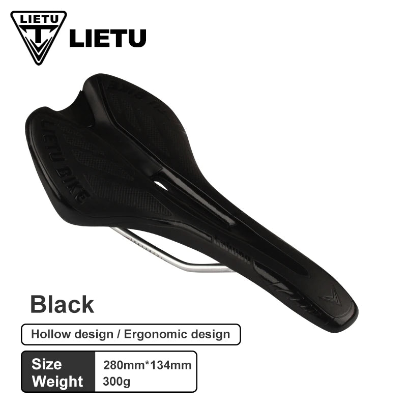 LIETU Bicycle Saddle MTB Road Bike Cycling Silicone Skid-proof Saddle Seat Silica Gel Cushion Seat Leather Front Seat Mat