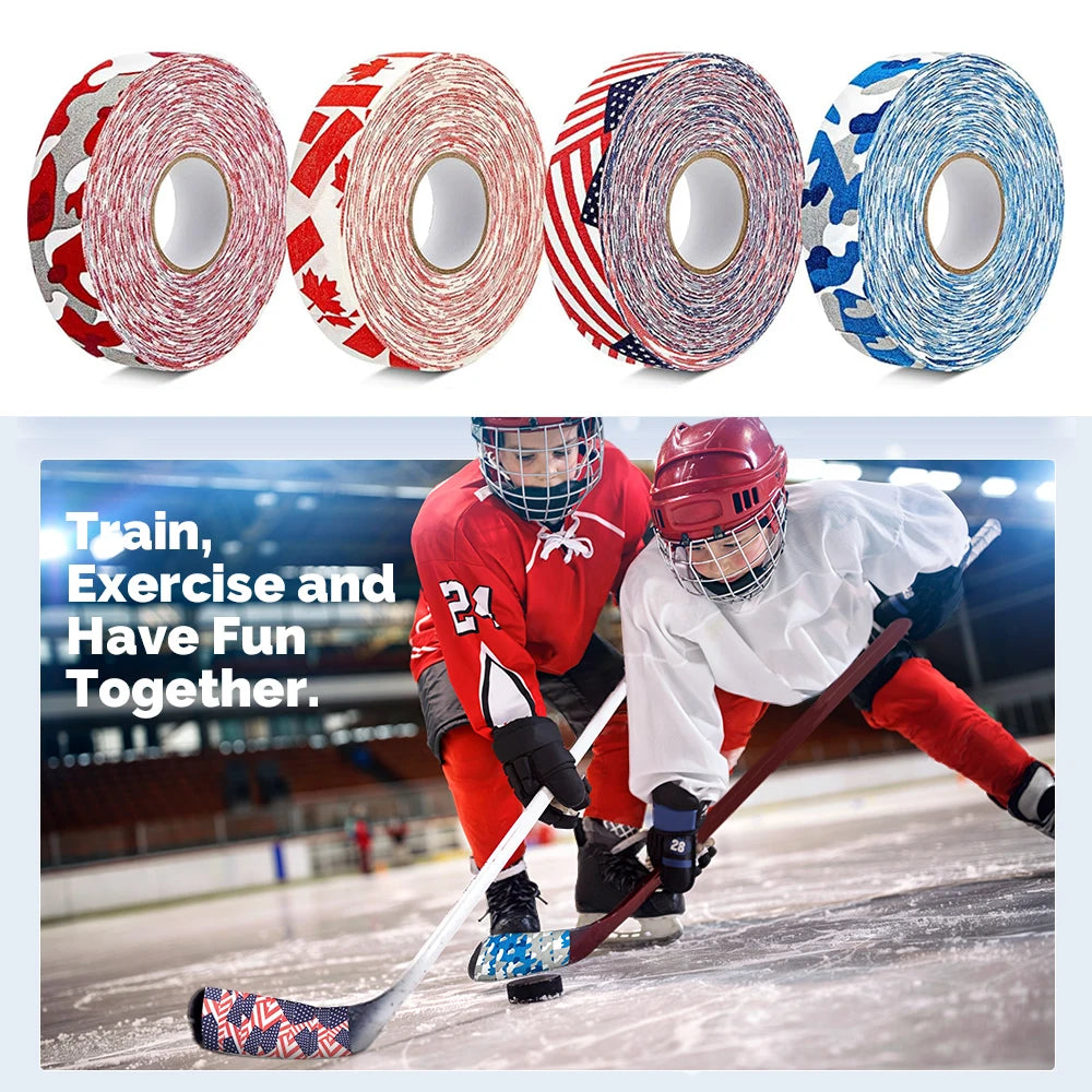 1 rollo de cinta de agarre para hockey sobre hielo, cinta de tela multiusos para agarre de lacrosse, béisbol, sóftbol, ​​raquetas, barras de dominadas, antideslizante