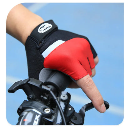 Giyo Breaking Wind Cycling Half Finger Gloves Anti-slip Bicycle Mittens Racing Road Bike Glove MTB Biciclet Guantes Ciclismo