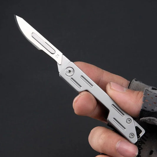 Mini Performance Folding Machinery Cost Scalpel Medical Folding Knife EDC Outdoor Unpacking Pocket Knife