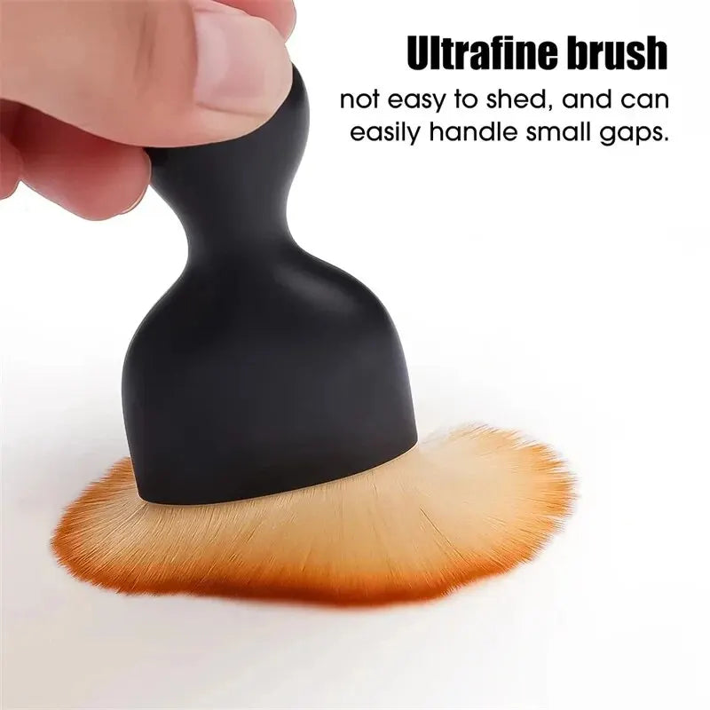 2 Pcs Car Interior Dust Sweeping Soft Brush Car Washing Tool Keyboard Gap Car Dust Brush out Trend Cleaning Brush