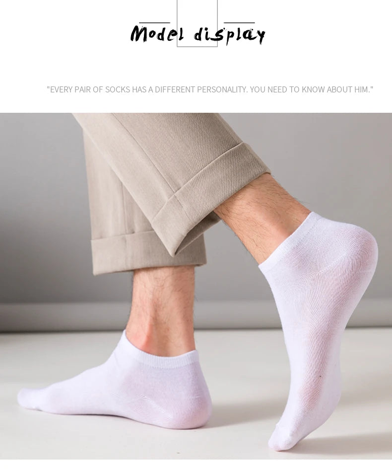 8 Pairs Women/Men Boat Socks Invisible Low Cut Silicone Non-slip Summer No-show Ankle Socks Solid Color Casual Breathable