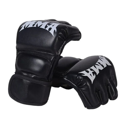 Guantes de boxeo profesionales para adultos 2024, guantes de boxeo de entrenamiento con saco de arena de combate, guantes de medio dedo para Sanda, Muay Thai, MMA, Kickboxing