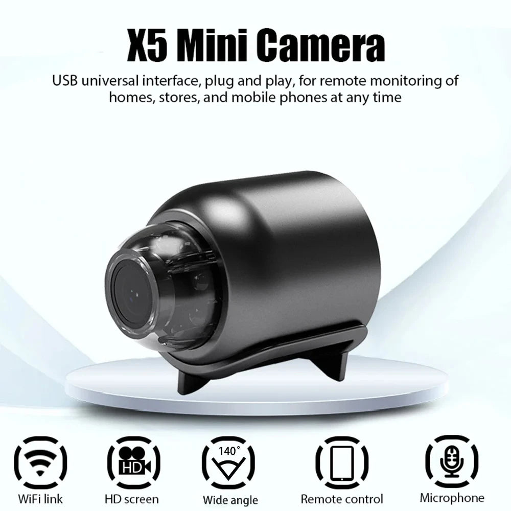 4k HD mini camera 1080p wireless wifi webcam web cam ultra spy cameras hidden Infrared night vision motion detection wide angle