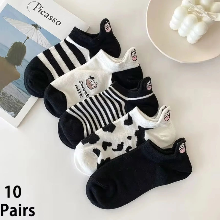 5 Pairs Of Men's Socks, Autumn And Winter Vintage Fun Fashion Athletic Socks, Sports Trend Socks