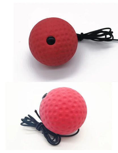 Pelota de boxeo de velocidad, pelota de boxeo de PU montada en la cabeza, MMA, Sanda, entrenamiento, reacción mano-ojo, bolsa de arena para el hogar, equipo de boxeo y fitness, gran oferta