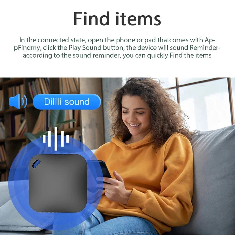 Smart GPS Tracker Works With Apple Find My APP iTag Pet Kids Luggage Key Tracking Global Accurate Positioning Bluetooth Finders