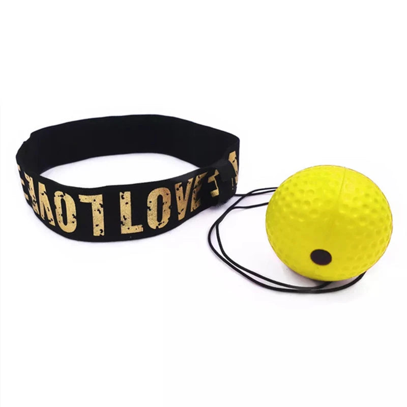 Pelota de boxeo de velocidad, pelota de boxeo de PU montada en la cabeza, MMA, Sanda, entrenamiento, reacción mano-ojo, bolsa de arena para el hogar, equipo de boxeo y fitness, gran oferta