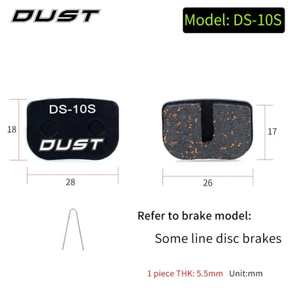 Bicycle Disc Brake Pad Bike Hydraulic Disc Brake Pads Semi-Metallic Cycling Brake Pads for BB5 BB7