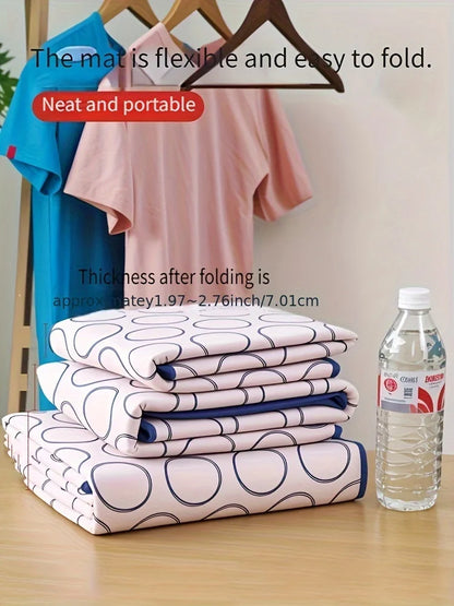 Portable High Temperature Ironing Mat - Foldable, Waterproof, and Insulated, Suitable for Travel/Home Use