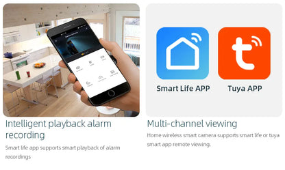 3MP Tuya Smart Life APP Home Battery WiFi Video Digital Door Peephole Viewer PIR IR Door Bell Magic Eye FHD Camera Alexa Google