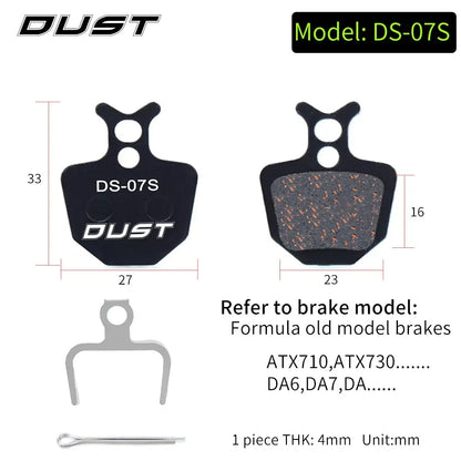 Bicycle Disc Brake Pad Bike Hydraulic Disc Brake Pads Semi-Metallic Cycling Brake Pads for BB5 BB7